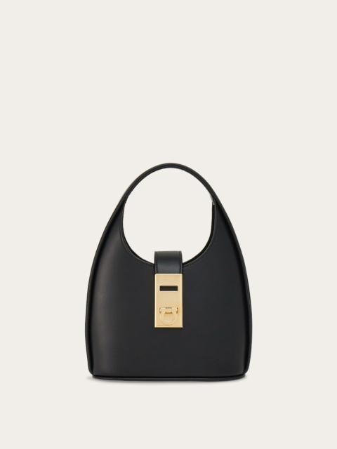 FERRAGAMO MINI HOBO BAG WITH GANCINI BUCKLE