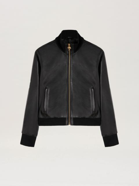 Palm Angels LEATHER TRACK JACKET