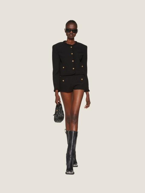 Miu Miu Bouclé single-breasted jacket