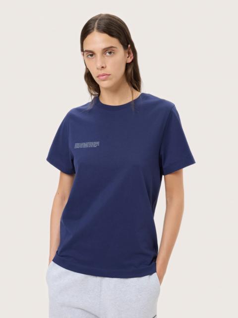 PANGAIA Womens Midweight T-Shirt - Ocean Navy