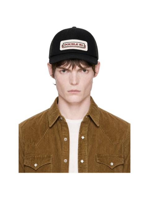 RRL by Ralph Lauren Black Denim Mesh Trucker Cap