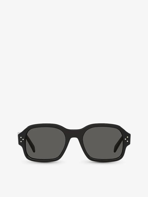 CL40266U square-frame acetate sunglasses