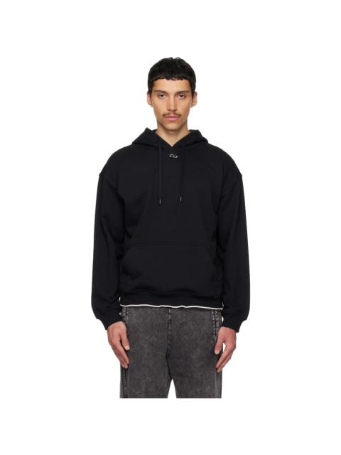 Diesel Black S-Boxt-Hood-Dco Hoodie