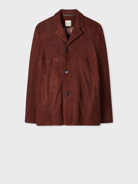 Paul Smith Brown Nubuck Leather Jacket