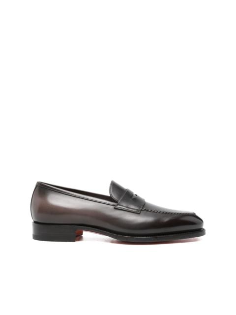 Santoni penny-slot loafers