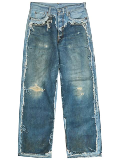 Acne Studios Acne Studios Printed Wide-leg Jeans