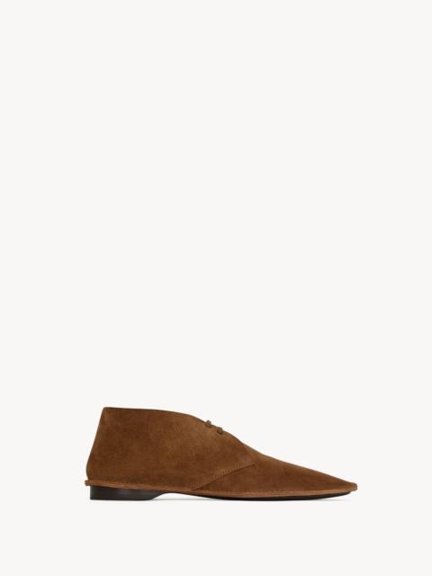 SAINT LAURENT VALENTIN BOOTS IN SUEDE
