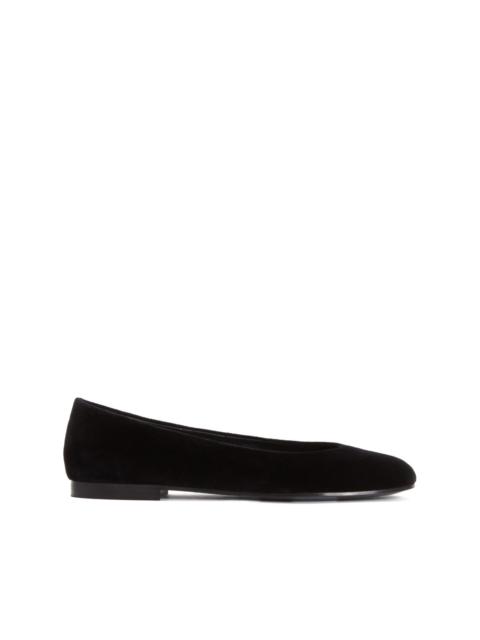 FABIANA FILIPPI velvet ballerina shoes