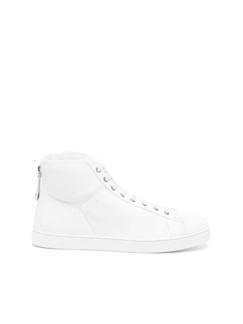 Gianvito Rossi Peter leather high-top sneakers