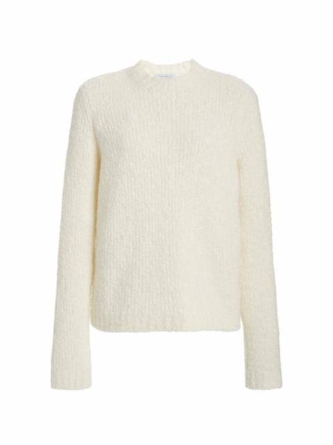 GABRIELA HEARST Philippe Sweater in Ivory Cashmere Boucle