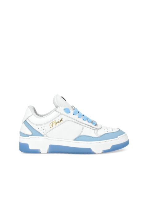PHILIPP PLEIN leather-panelled sneakers