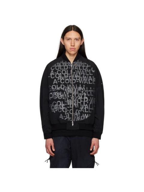 A-COLD-WALL* Black Printed Bomber Jacket