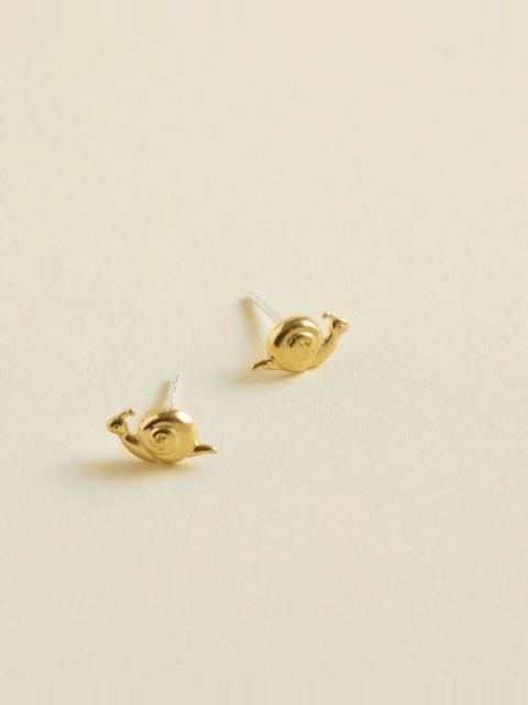 Madewell Demi-Fine Snail Stud Earrings