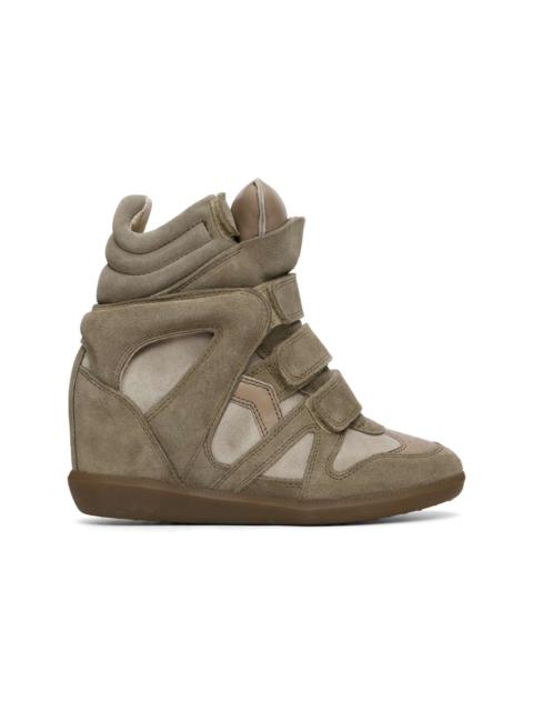 Isabel Marant Taupe Bekett Sneakers
