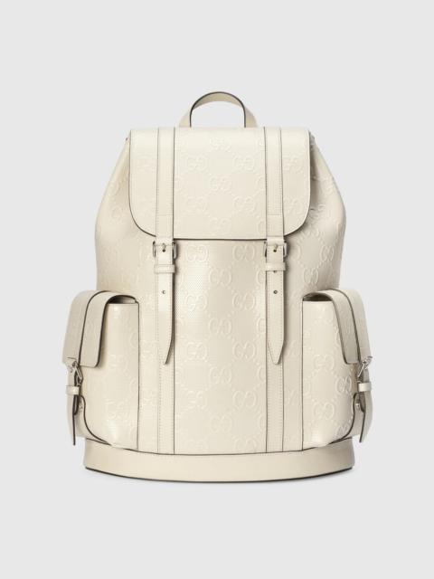 GUCCI GG embossed backpack