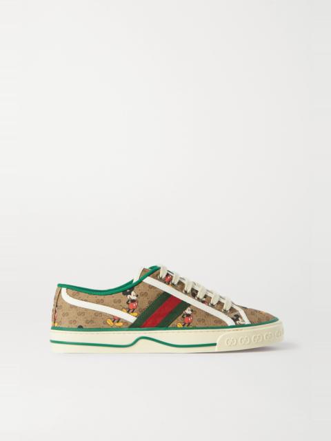 GUCCI + Disney printed canvas sneakers