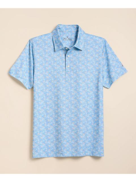 Brooks Brothers Performance Series Vintage Tropical Motif Polo Shirt