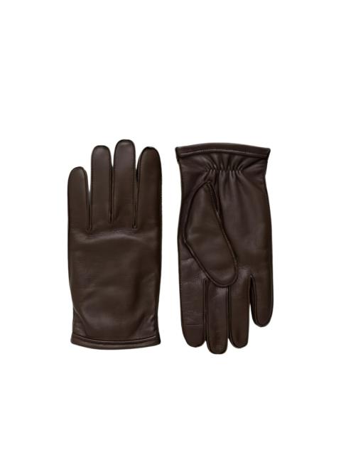 BOSS leather gloves