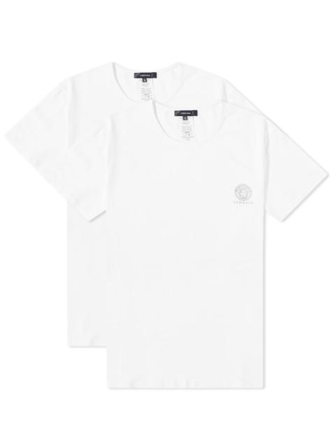 VERSACE Versace Medusa Head Cotton Stretch Tee - 2 Pack