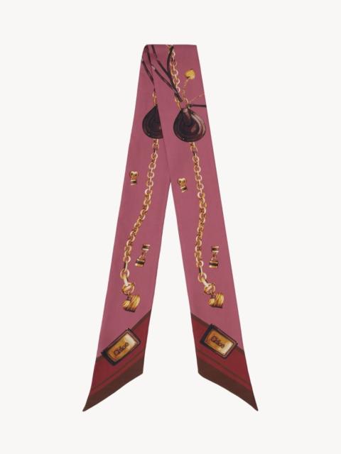 Chloé THE CHLOÉ PADDINGTON BANDEAU SCARF IN SILK TWILL