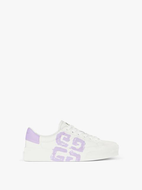 Givenchy SNEAKERS CITY SPORT IN 4G PRINTED LEATHER