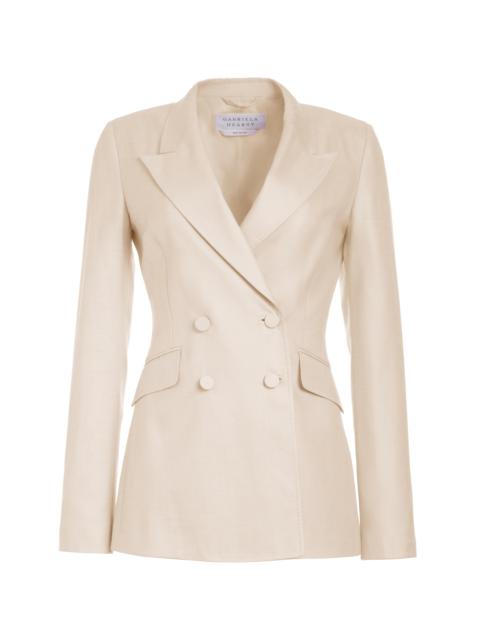 GABRIELA HEARST Stephanie Blazer in Silk Wool with Linen