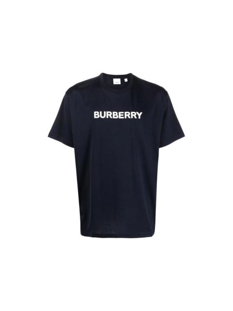 Burberry Logo Print Cotton Oversized T-Shirt Black/Blue/White
