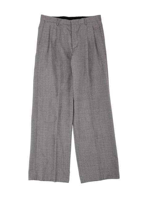 SUNFLOWER Wide Pleated Trouser 820 Grey Melange