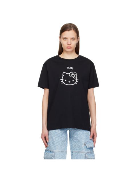 GCDS Black Loose T-Shirt