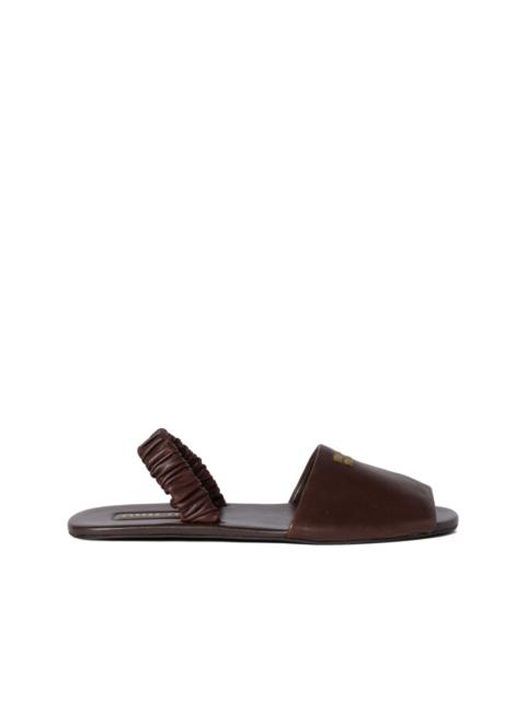 Miu Miu Ruches slingback sandals
