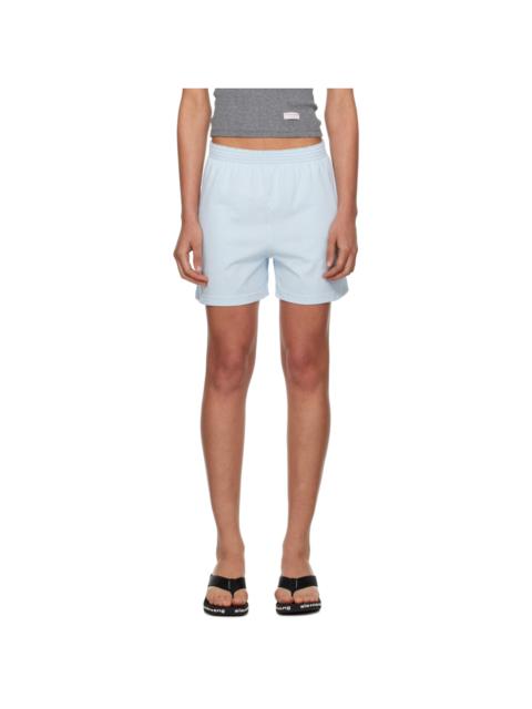 Blue Relaxed-Fit Shorts