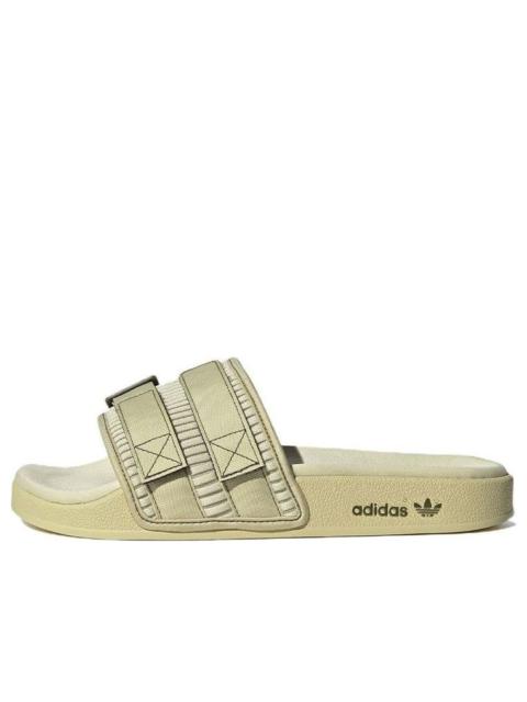 adidas originals Adilette 2.0 Pride Casual Sports Slippers Beige Unisex HQ1195