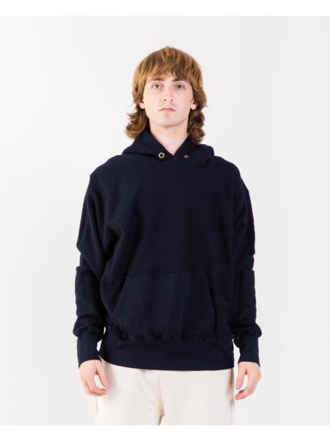 LES TIEN Cropped Hoodie Navy