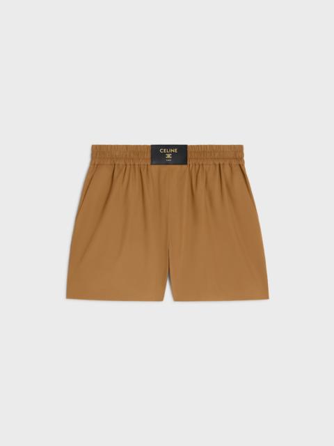 CELINE shorts IN COTTON AND LINEN CLOTH