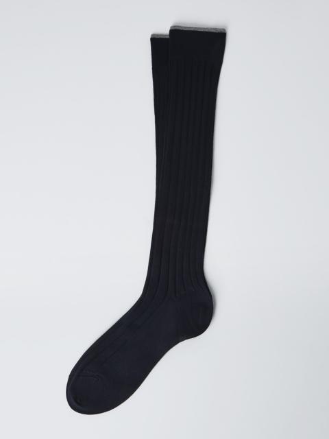 Brunello Cucinelli Cotton long socks