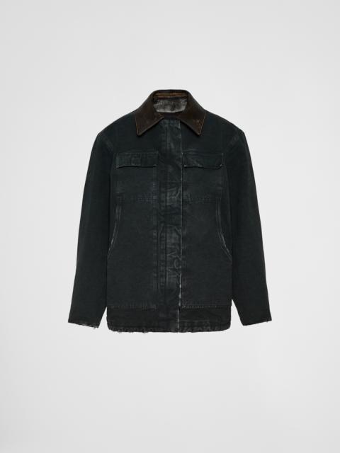 Prada Canvas trucker jacket
