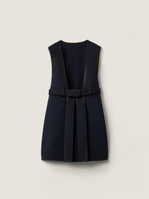 Miu Miu Waxed double wool dress