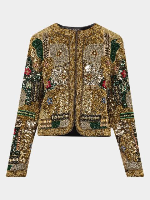 Alice + Olivia Kidman Embellished Jacket