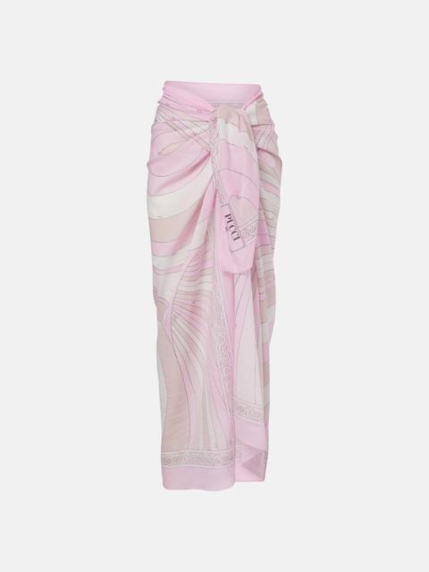 PUCCI Iride cotton beach cover-up