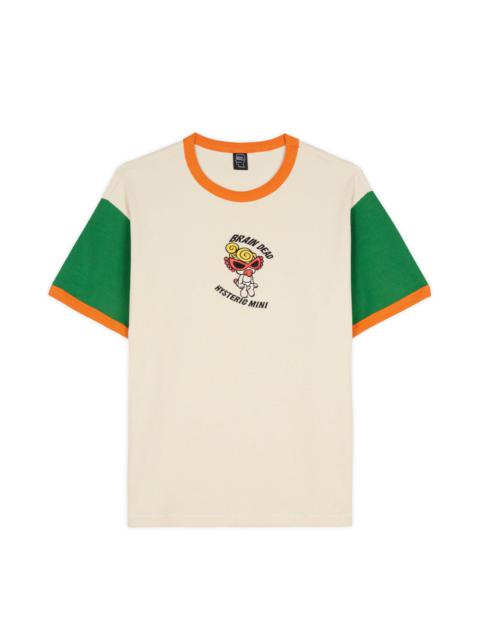 BRAIN DEAD Brain Dead x Hysteric Mini Ribbed Ringer T-shirt - Natural
