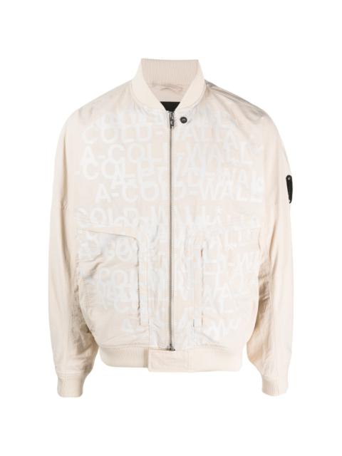 A-COLD-WALL* zip-fastening bomber jacket