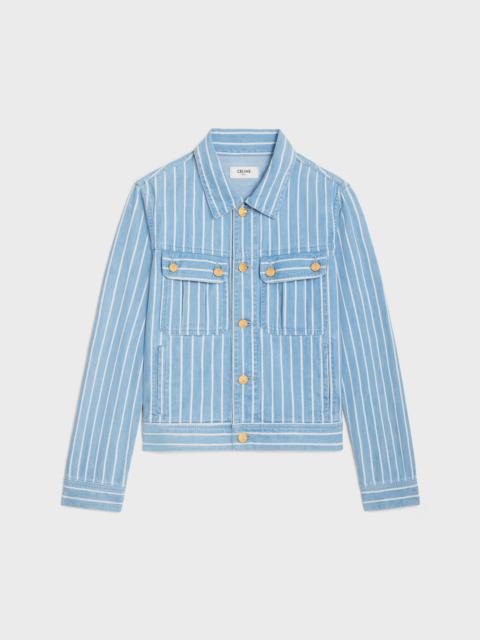 CELINE trucker jacket in lightweight denim