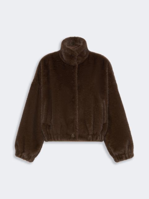 WEEKEND Max Mara ANEMONE Fluffy-textured short jacket - BROWN