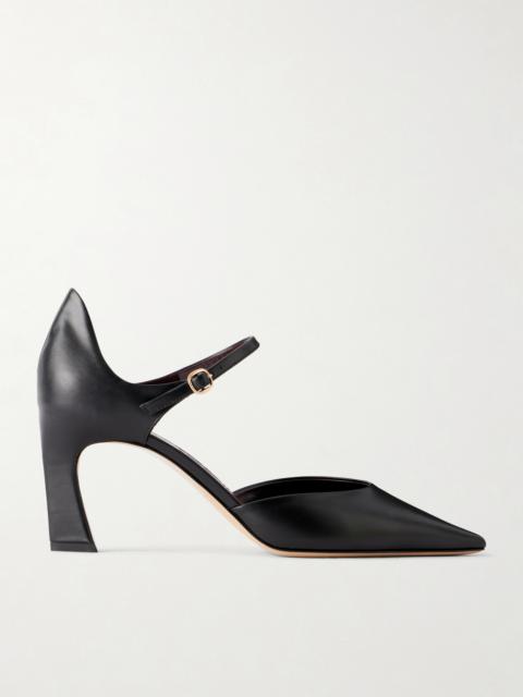 GABRIELA HEARST Devil Pump 80 Leather Mary Jane Pumps