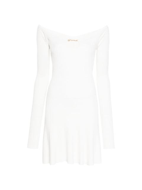 JACQUEMUS La Robe ribbed minidress