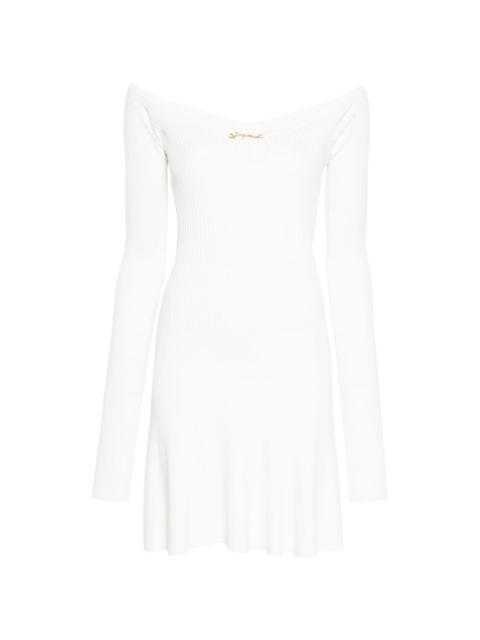 JACQUEMUS La Robe ribbed minidress