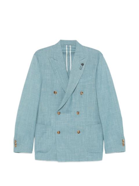 LARDINI double-breasted wool blazer