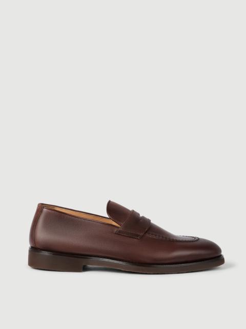 Brunello Cucinelli Calfskin penny loafers