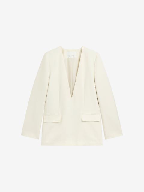 The Frankie Shop Serra Blazer Dress - Cream