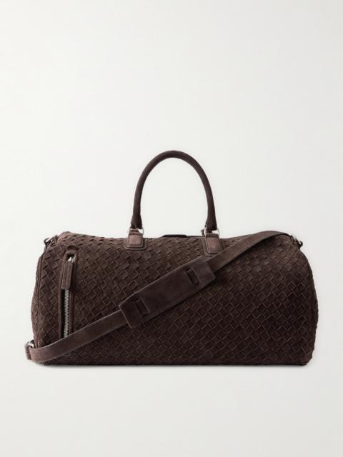 OFFICINE CREATIVE Woven Suede Holdall